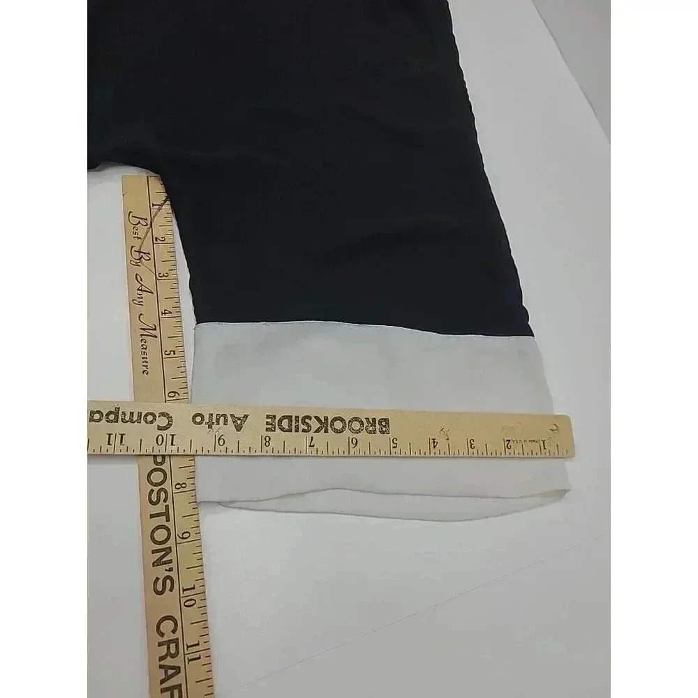 Chico's Blouse Women's Large Black and White Career Wear - Picture 7 of 7